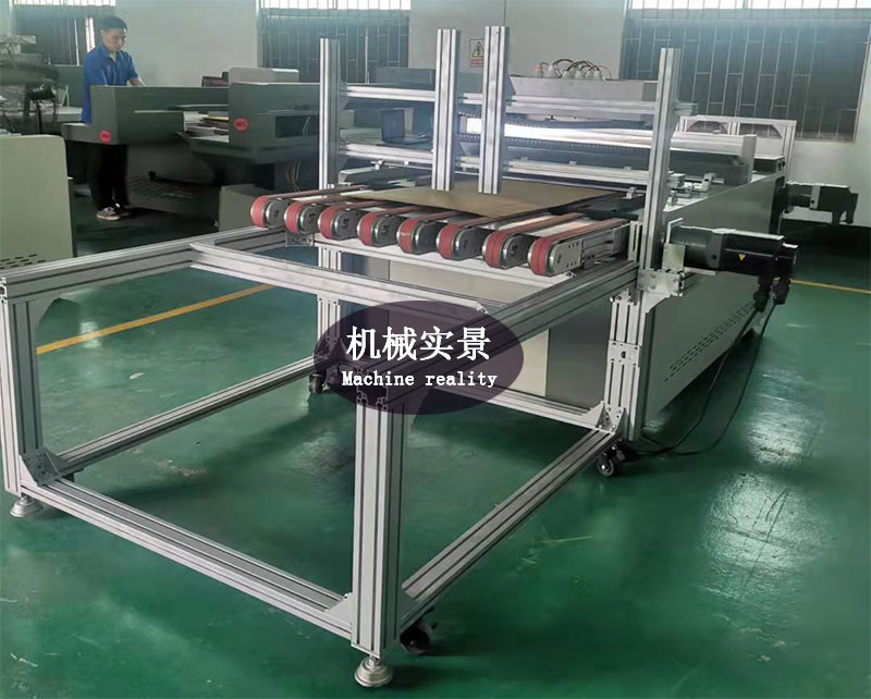 紙箱無版印刷機設備實拍，紙箱數(shù)碼印刷機廠家實拍機械。